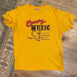 Vintage country music festival shirt